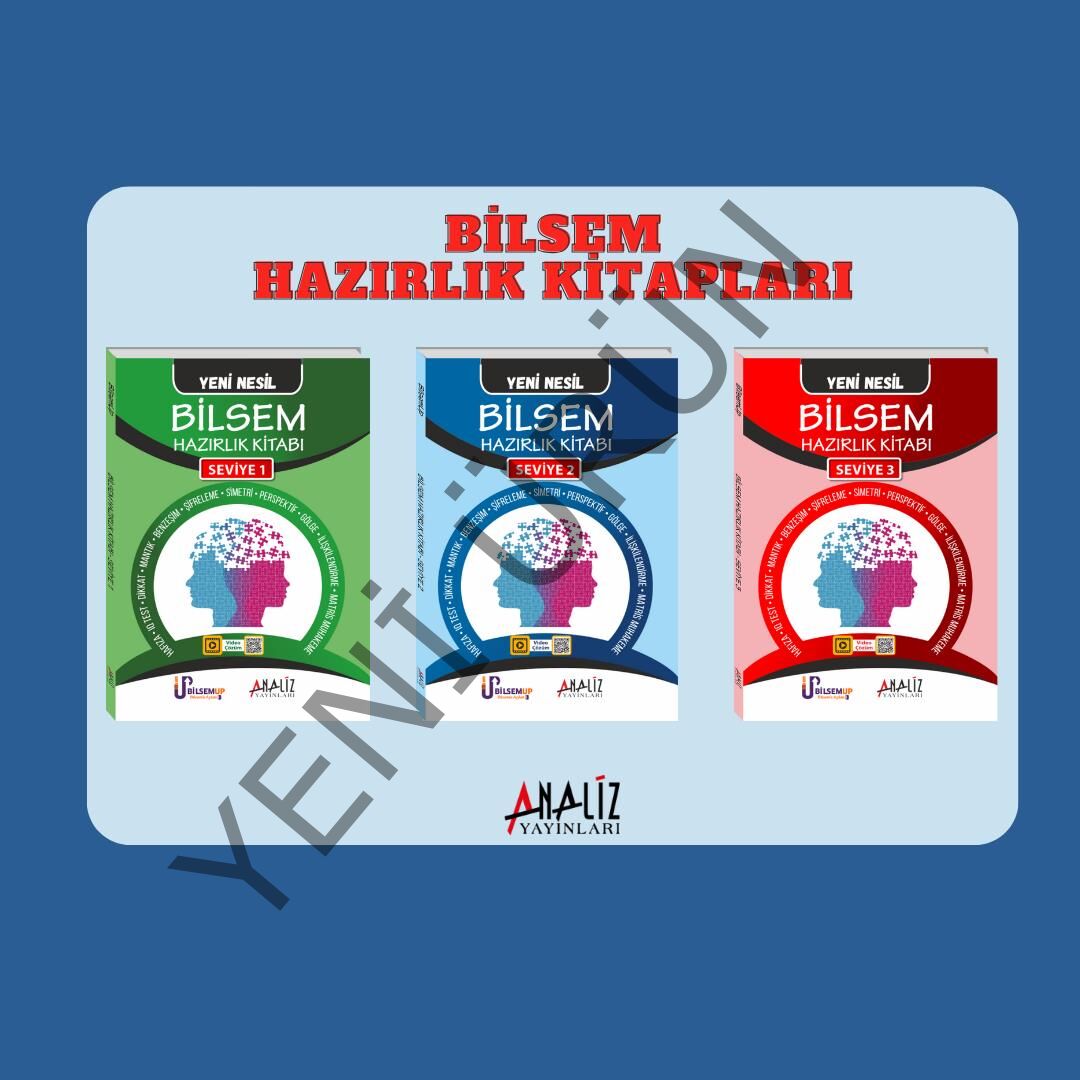 BİLSEM HAZIRLIK KİTABI 3'LÜ AVANTAJ SET