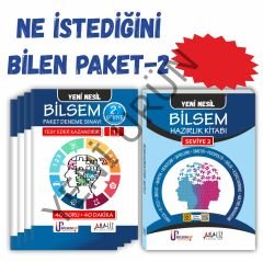 BİLSEM NE İSTEDİĞİNİ BİLEN PAKET 2(HAZIRLIK KİTABI + PAKET DENEME)