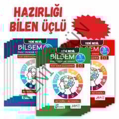 BİLSEM 3'LÜ PAKET DENEME (1.SEVİYE - 2.SEVİYE - 3.SEVİYE)