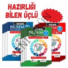 BİLSEM 3'LÜ PAKET DENEME (1.SEVİYE - 2.SEVİYE - 3.SEVİYE)