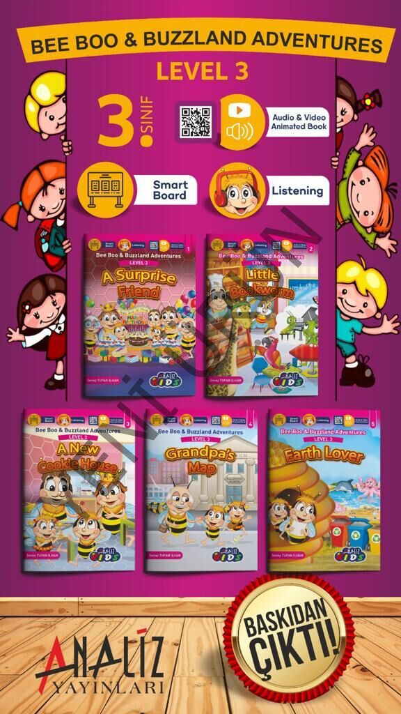 BEE BOO LEVEL-3 A SURPRISE FRIEND 5'Lİ HİKAYE SETİ