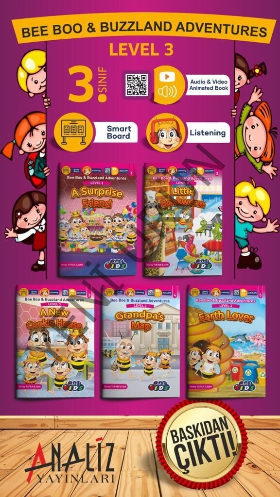 BEE BOO LEVEL-3 A SURPRISE FRIEND 5'Lİ HİKAYE SETİ
