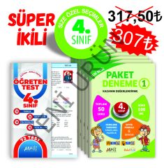 ANALİZ 4.SINIF SÜPER 2'Lİ  (6'LI PAKET DENEME+YAPRAK TEST)
