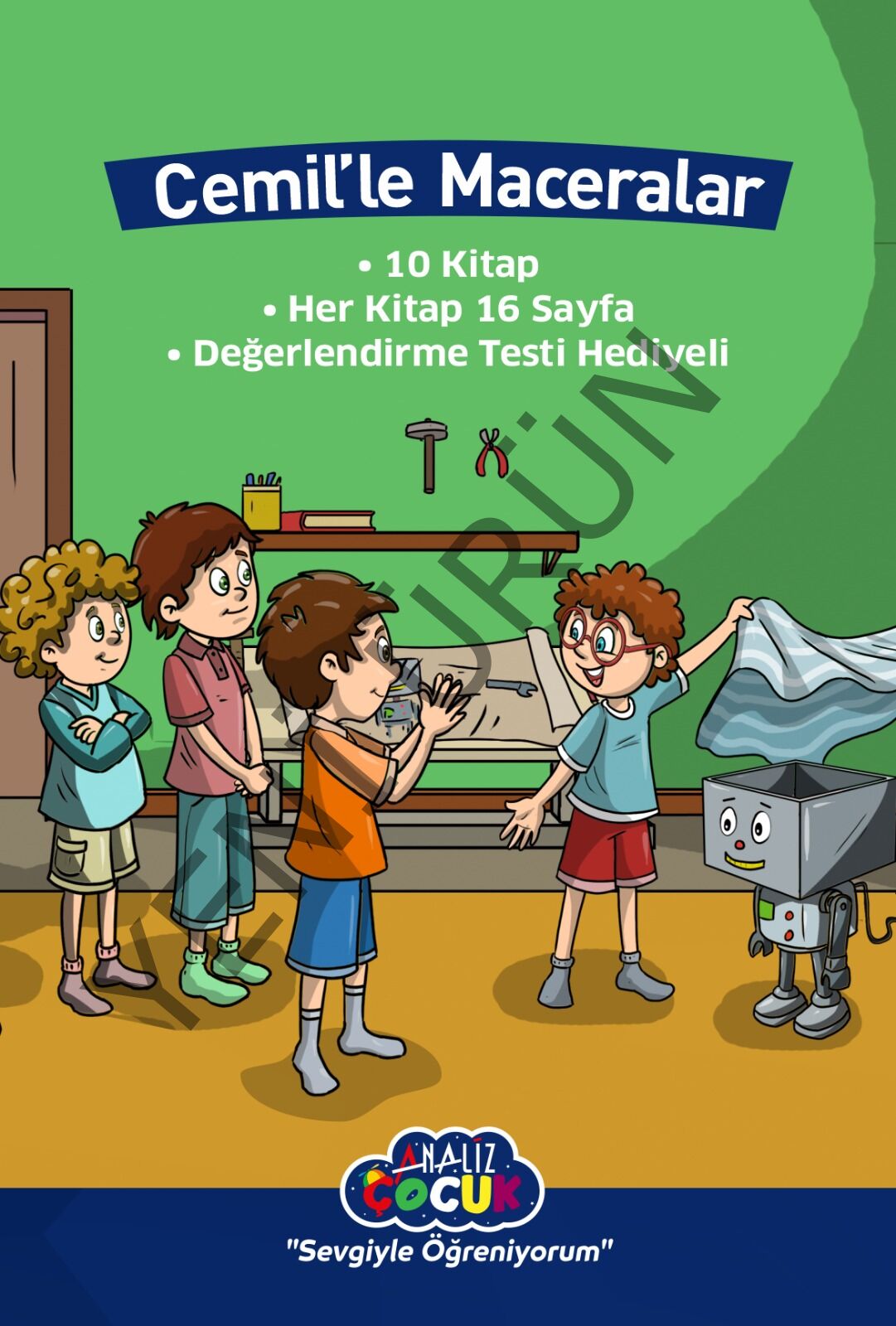 CEMİL'LE MACERALAR SERİSİ HİKAYE SETİ 10'LU