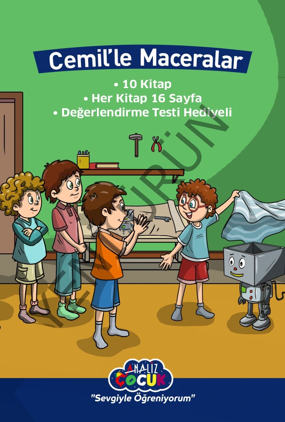 CEMİL'LE MACERALAR SERİSİ HİKAYE SETİ 10'LU