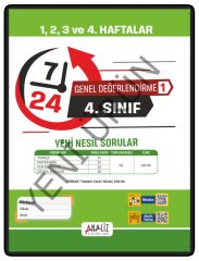 4.SINIF 7/24 HAFTALIK GENEL DEĞERLENDİRME SINAVI 8'Lİ