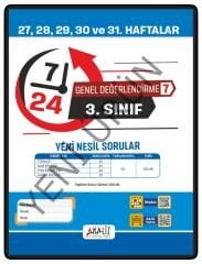 3.SINIF 7/24 HAFTALIK GENEL DEĞERLENDİRME SINAVI 8'Lİ