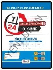 3.SINIF 7/24 HAFTALIK GENEL DEĞERLENDİRME SINAVI 8'Lİ