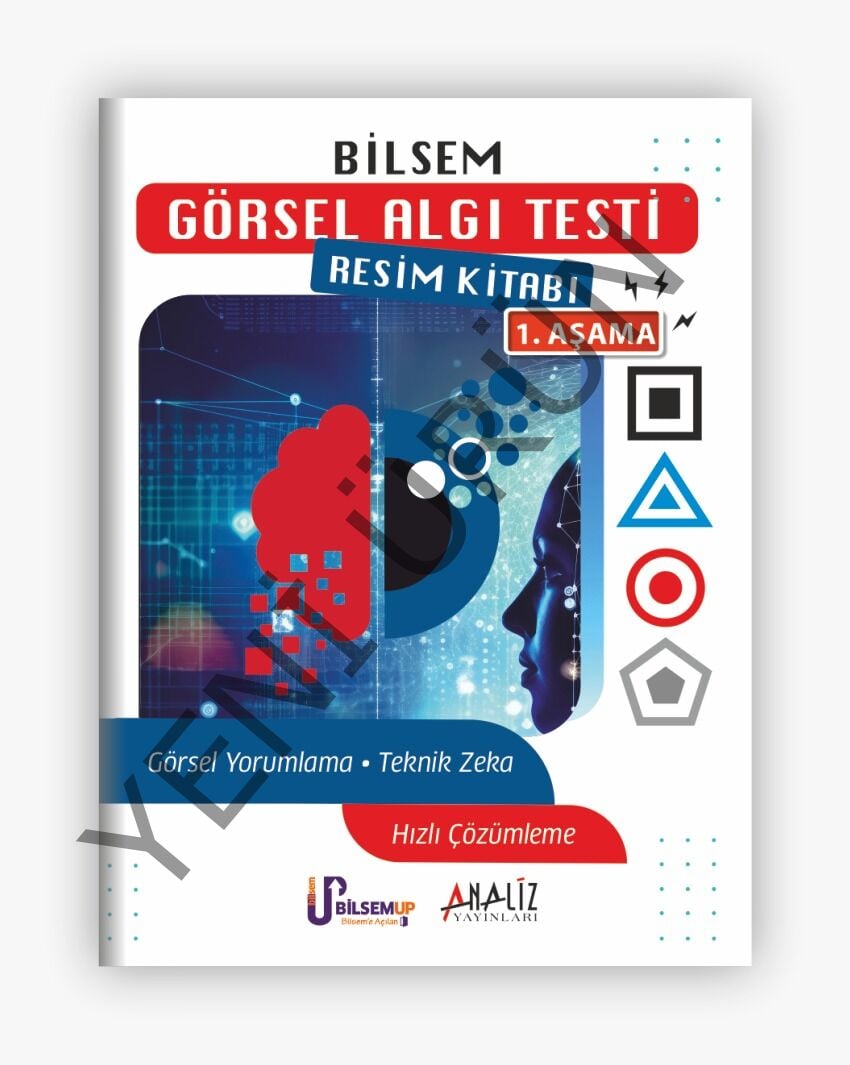 BİLSEM GÖRSEL ALGI TESTİ (RESİM KİTABI) 1.AŞAMA