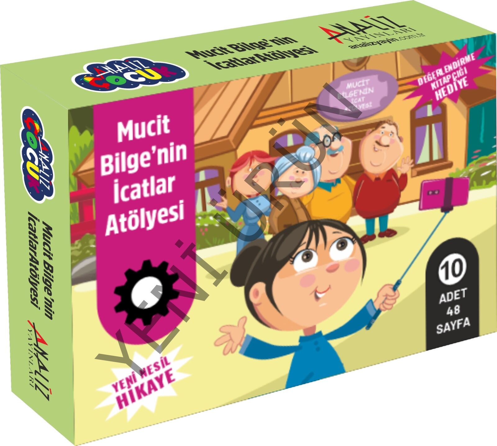 MUCİT BİLGE'NİN İCATLAR ATÖLYESİ 10'LU HİKAYE SETİ + DEĞERLENDİRME TESTİ
