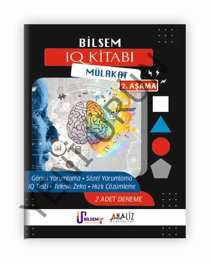 BİLSEM IQ KİTABI (MÜLAKAT) 2.AŞAMA