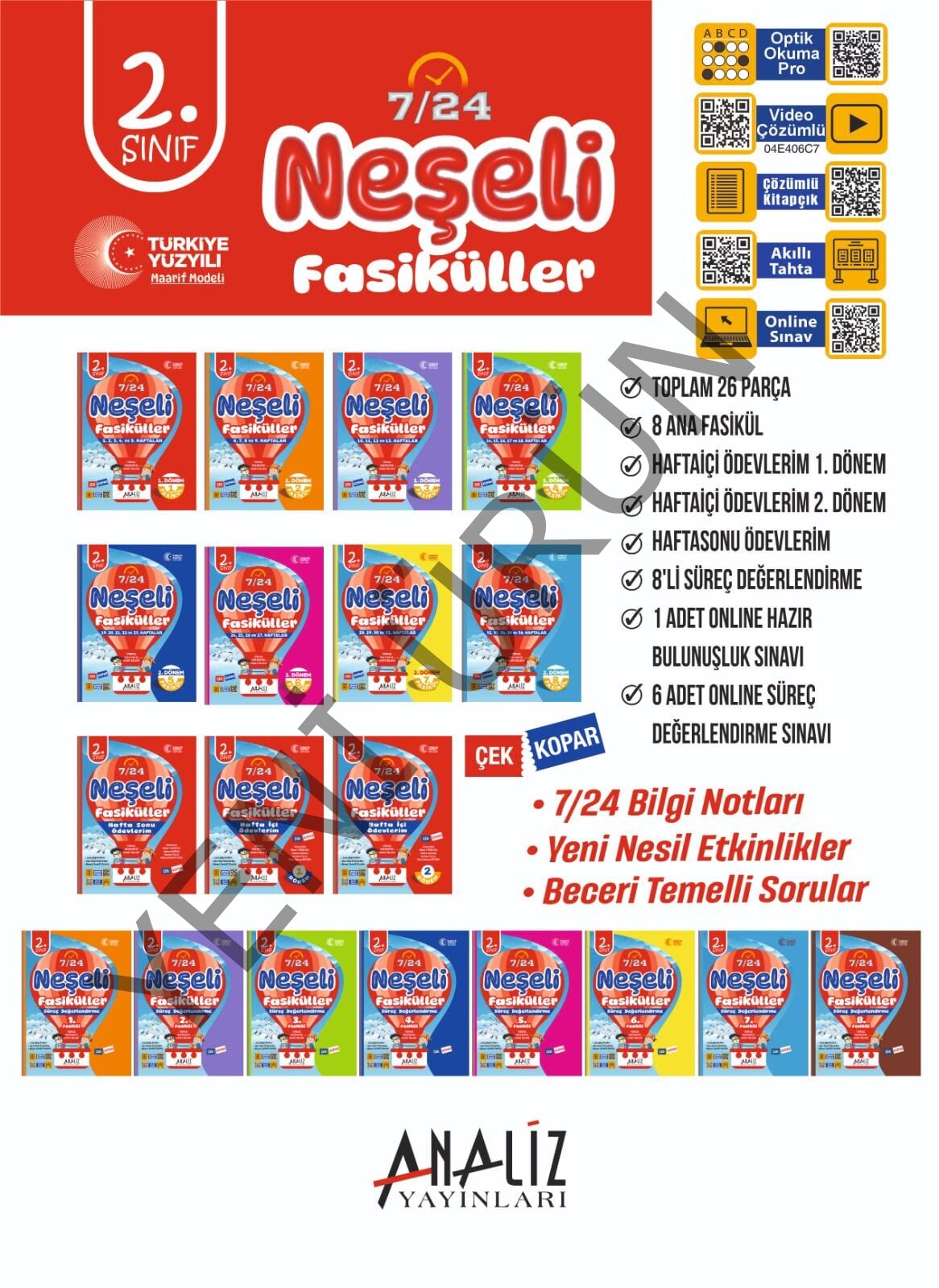 2.SINIF NEŞELİ SET