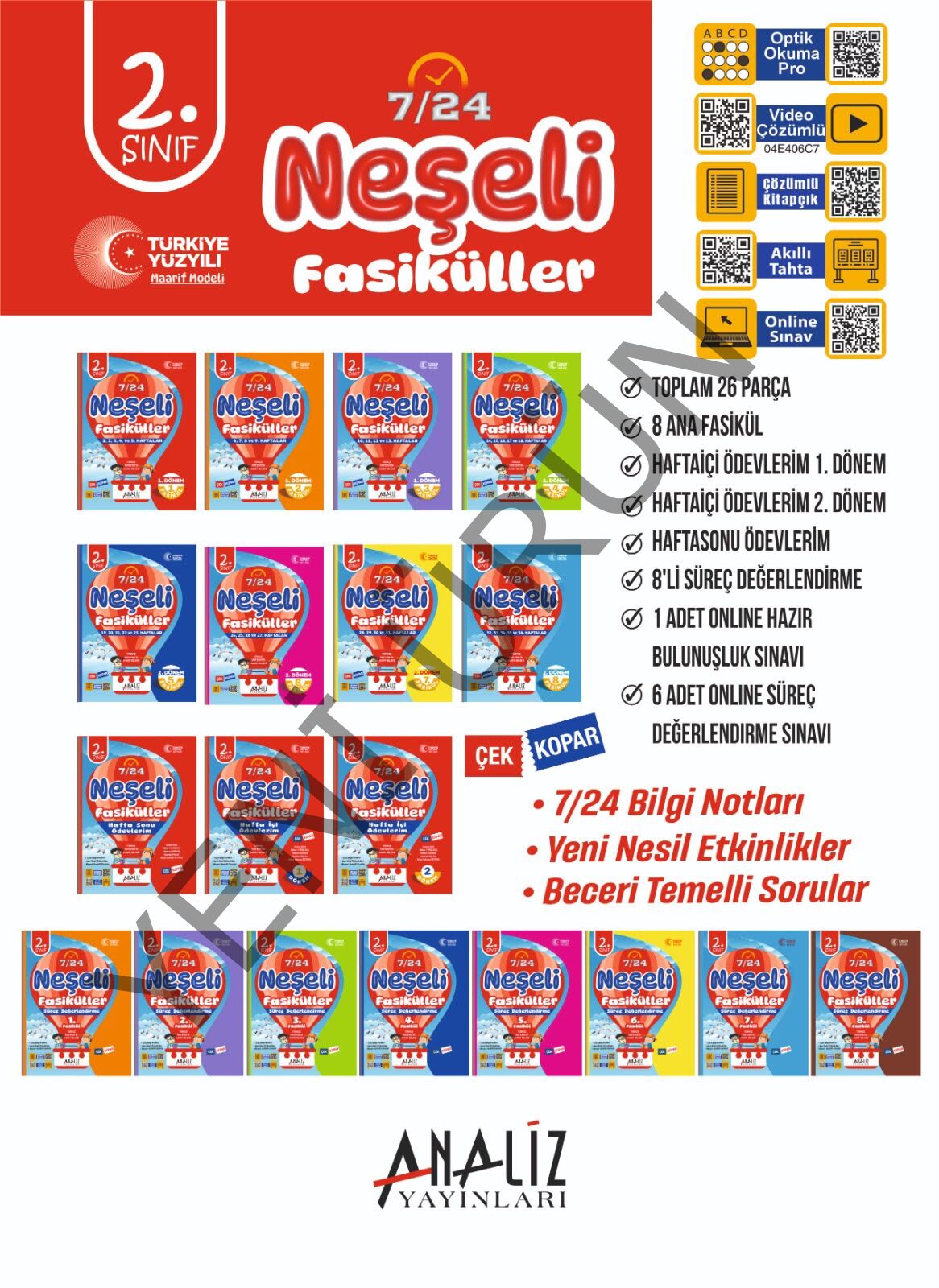 2.SINIF NEŞELİ SET