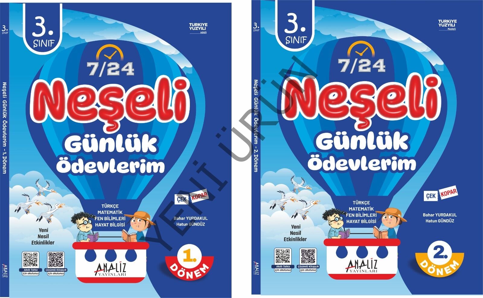 3.SINIF NEŞELİ GÜNLÜK ÖDEVLERİM 1.VE 2.DÖNEM