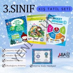 3.SINIF KIŞ TATİL SETİ ( YARIYIL TATİL+MASAL ÖYKÜ+PAKET DENEME) NAZAR BONCUKLUKARNE KABI HEDİYELİ