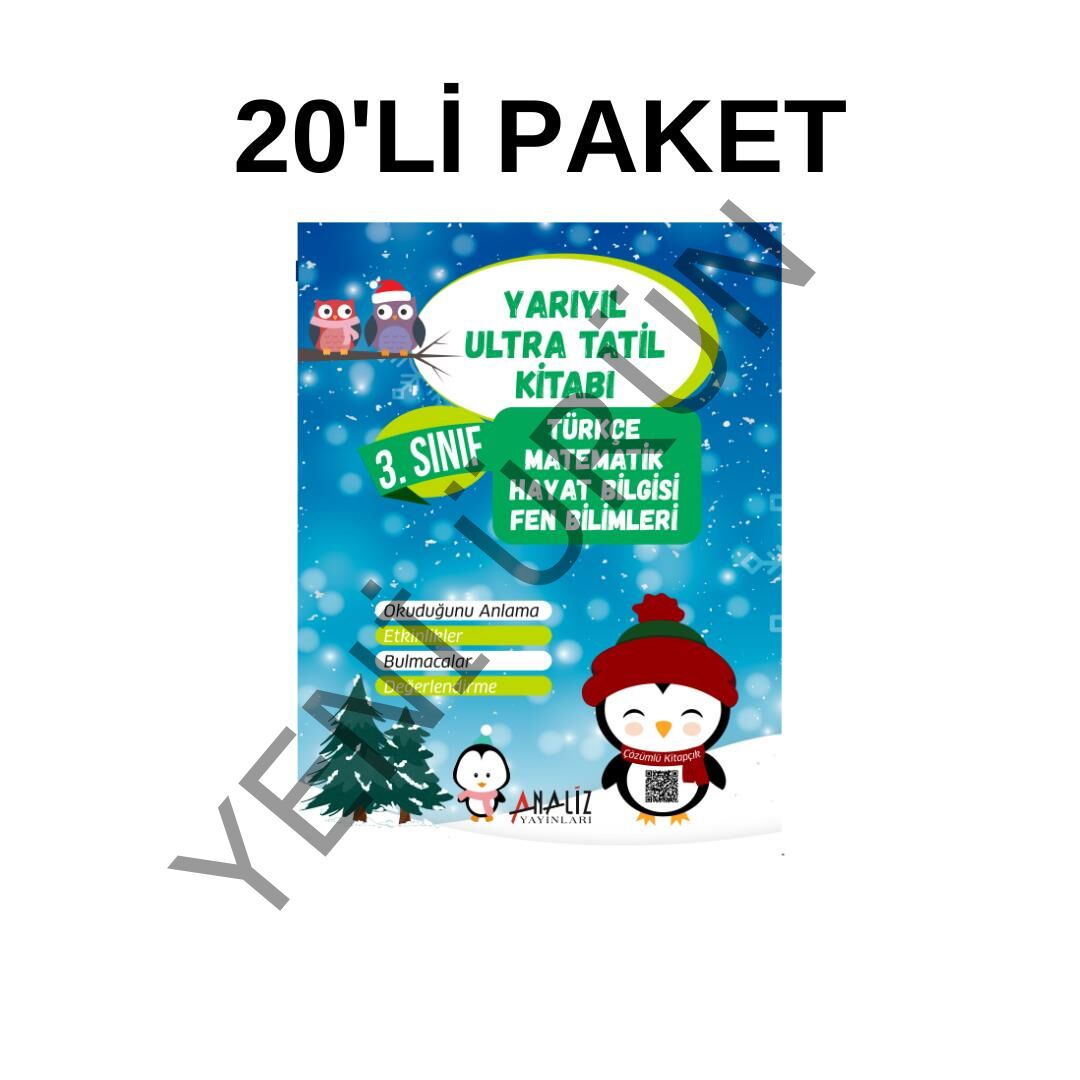 3.SINIF 20'Lİ ULTRA YARIYIL TATİL KİTABI