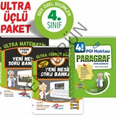 4.SINIF ULTRA 3'LÜ SET (MATEMATİK - PARAGRAF-T.DİLBİLGİSİ)