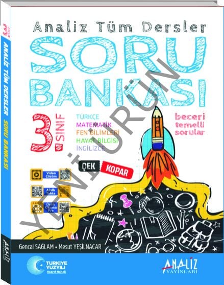3.SINIF TÜM DERSLER SORU BANKASI (GENİŞ EBAT) YENİ
