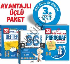 3.SINIF AVANTAJLI ÜÇLÜ SET (HAFTANIN ANALİZİ+PARAGRAF+DEFTERİM)