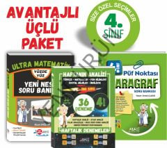 4.SINIF AVANTAJLI ÜÇLÜ SET (HAFTANIN ANALİZİ+PARAGRAF+MATEMATİK)