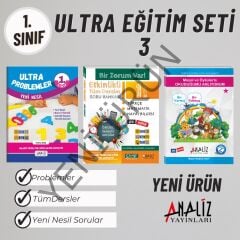 1.SINIF ULTRA EĞİTİM SETİ-3 (ETKİNLİKLİ SB.+PROBLEMLER+MASAL ÖYKÜLER 80SYF)