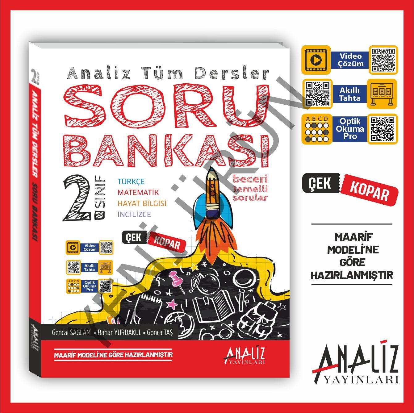 2.SINIF TÜM DERSLER SORU BANKASI (GENİŞ EBAT) YENİ