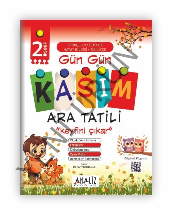 2.SINIF KASIM ARA TATİL KİTABI
