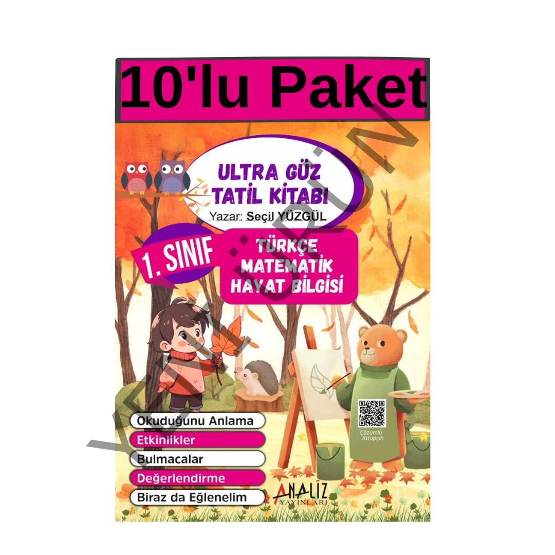 10'LU PKT.1.SINIF KASIM ARA TATİL KİTABI