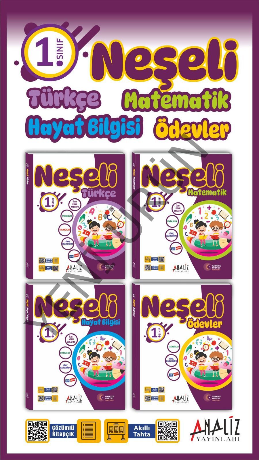 1.SINIF 2.DÖNEM NEŞELİ SET (4 PARÇA)
