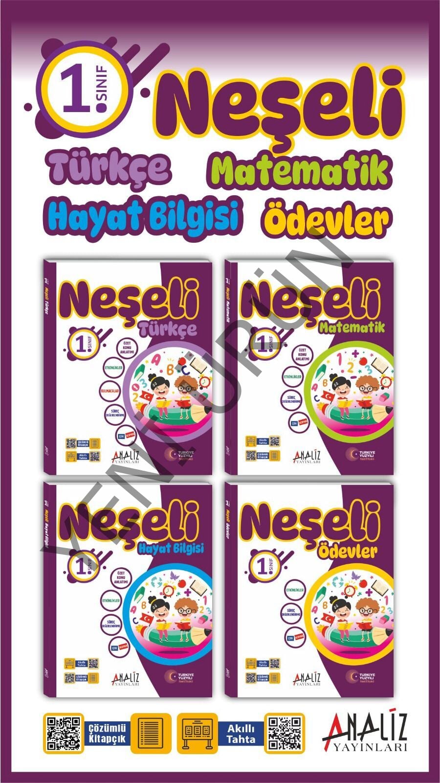 1.SINIF 2.DÖNEM NEŞELİ SET (4 PARÇA)