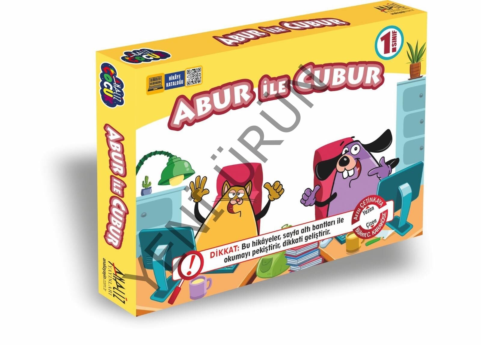 ABUR İLE CUBUR HİKAYE SETİ 10 'LU BÜYÜK BOY