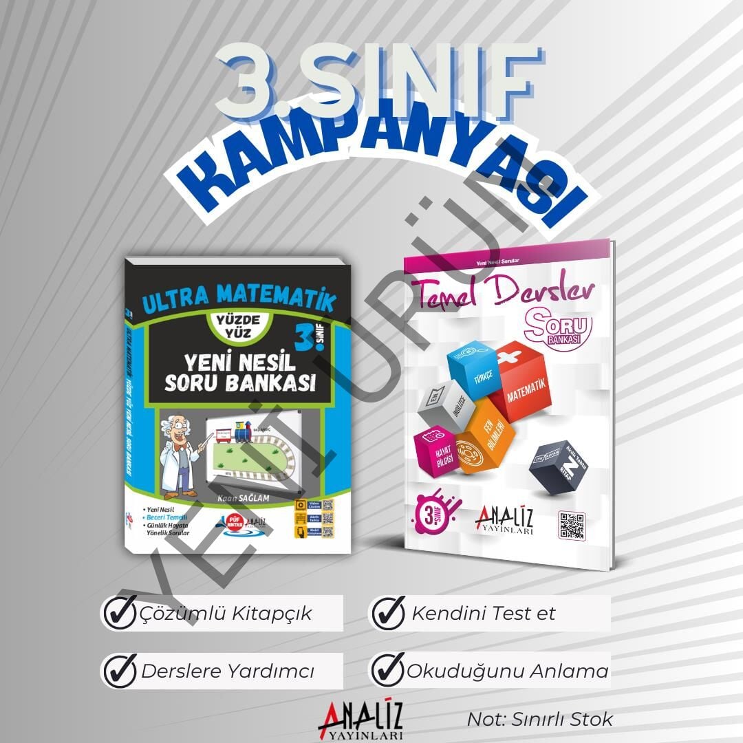 EKONOMİK 3.SINIF KAMPANYASI (ULTRA MATEMATİK SB + TÜM DERSLER SB )