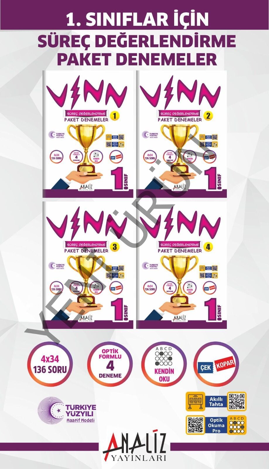1.SINIF VINN PAKET DENEME 4'LÜ
